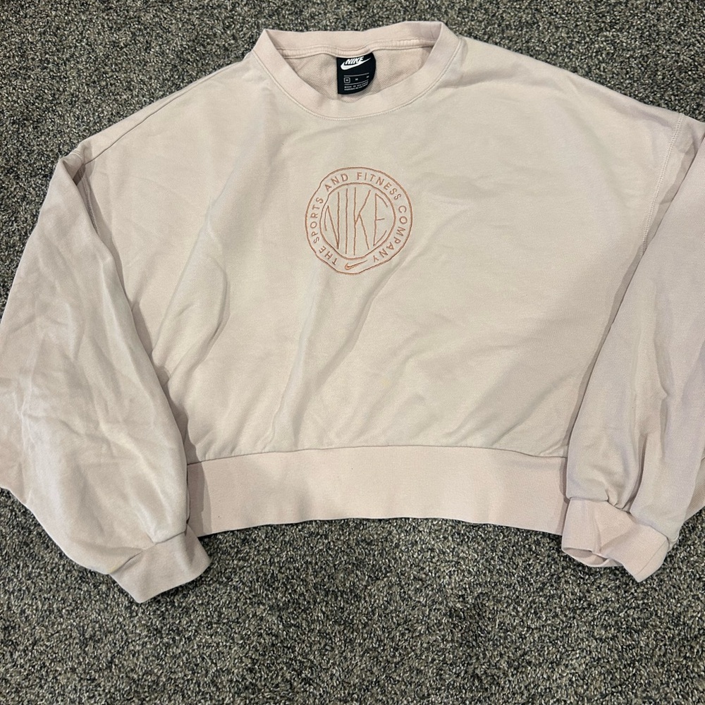 Nike Light Pink Logo Sweatshirt